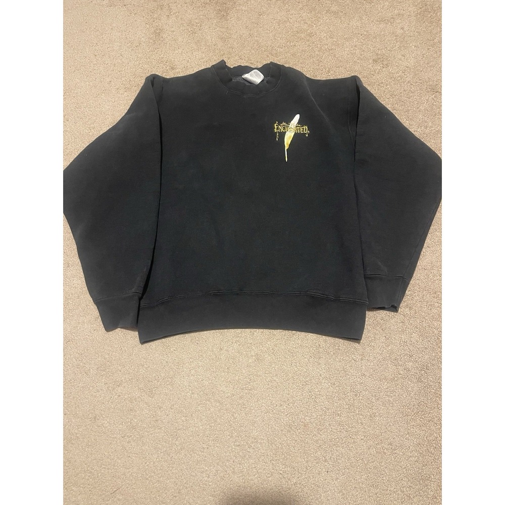 Vintage 1998 Stevie Nicks Enchanted Tour Black XL Crewneck Sweatshirt 90s
